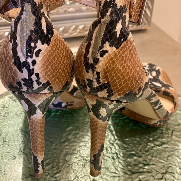 Calvin Klein Milana snakeskin heels - Picture 4 of 4